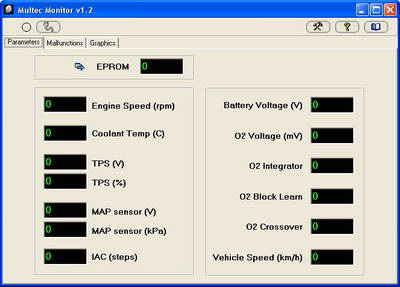 Диагностика Opel: MULTEC MONITOR ver 1.1