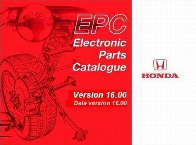 Каталог запасных частей HONDA EPC Electronic Parts Catalogue 16.00 2009