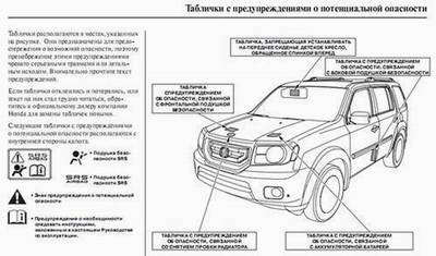 Honda Pilot. Руководство владельца по эксплуатации автомобиля.