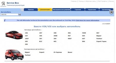 Peugeot Service Box Documentation Backup 05/2010 + Sedre