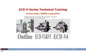 DENSO дизели ECD-V. тех. обслуживание.