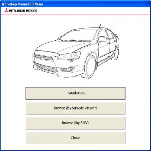 Mitsubishi Lancer X. Workshop Manual 2009.