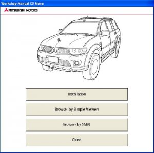 Mitsubishi Pajero Sport,Nativa,Montero-2009. Дилерское руководство по ремонту и обслуживанию.