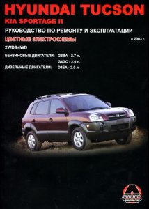 Hyundai Tucson (с 2003 года выпуска) / Kia Sportage 2 (с 2005 года выпуска). Руководство по ремонту