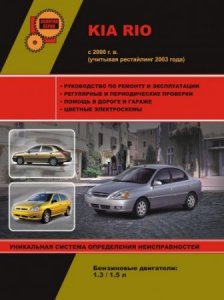 KIA RIO (с 2000 года выпуска и после рестайлинга 2003 г.). Руководство по обслуживанию и ремонту