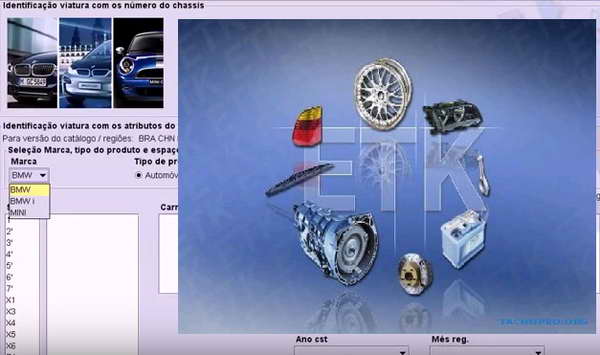 BMW ETK (ver 9-2017): скачать каталог запчастей, аксессуаров БМВ